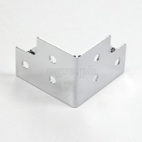 F0430N Flight Case Small Corner Brace Protector 48*38mm, Chrome, Set of 4