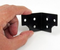 F0430N-B Flight Case Small Corner Brace Protector 48*38mm, Black, Set of 4