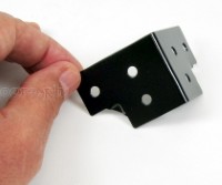 F0430N-B Flight Case Small Corner Brace Protector 48*38mm, Black, Set of 4