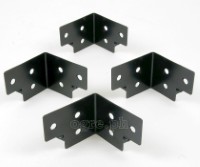 F0430N-B Flight Case Small Corner Brace Protector 48*38mm, Black, Set of 4