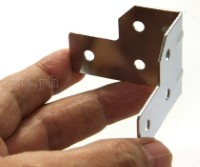 F0535 Flight Case Medium Corner Brace Protector 53*40mm, Chrome,Set of 4