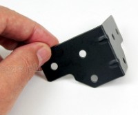 F0535-B Flight Case Medium Corner Brace Protector 53*40mm, Black, Set of 4