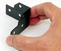 F0535-B Flight Case Medium Corner Brace Protector 53*40mm, Black, Set of 4