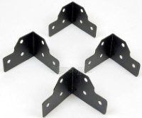 F0535-B Flight Case Medium Corner Brace Protector 53*40mm, Black, Set of 4
