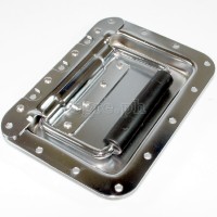 H01 Flight Case Large Recessed Handle with Rubber Grip, 178 x 128mm, 16mm Recess