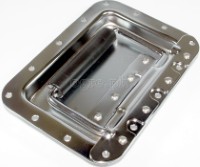 H01 Flight Case Large Recessed Handle with Rubber Grip, 178 x 128mm, 16mm Recess