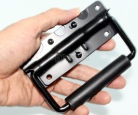 H03P-B Flight Case Small Surface Handle with Grip, 122 x 86mm Black, Set of 2