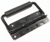 H03P-B Flight Case Small Surface Handle with Grip, 122 x 86mm Black, Set of 2
