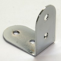 HC01 Flight Case Small Corner Brace Protector 40*25mm, Chrome, Set of 4