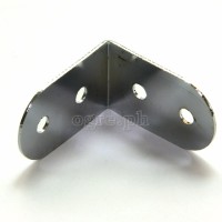 HC01 Flight Case Small Corner Brace Protector 40*25mm, Chrome, Set of 4