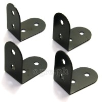 HC01-B Flight Case Small Corner Brace Protector 40*25mm, Black, Set of 4