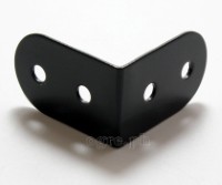 HC01-B Flight Case Small Corner Brace Protector 40*25mm, Black, Set of 4