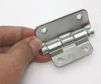 HP06 Flight Case Small Detachable Lift Off Hinge 57x30mm, Chrome, Set of 4