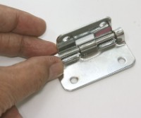 HP06 Flight Case Small Detachable Lift Off Hinge 57x30mm, Chrome, Set of 4
