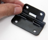 HP06-B Flight Case Small Detachable Lift Off Hinge 57x30mm, Black, Set of 4