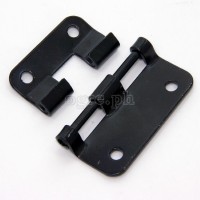 HP06-B Flight Case Small Detachable Lift Off Hinge 57x30mm, Black, Set of 4
