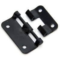 HP06-B Flight Case Small Detachable Lift Off Hinge 57x30mm, Black, Set of 4