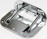 HS02 Flight Case Medium Recessed Lid Support Hinge, 102x110mm, Set of 2