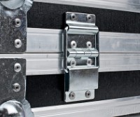 HS08 Flight Case Small Lid Stay Hinge, 40x95mm, Chrome, Set of 2