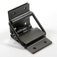 HS08-B Flight Case Small Lid Stay Hinge, 40x95mm, Black, Set of 2