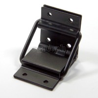 HS08-B Flight Case Small Lid Stay Hinge, 40x95mm, Black, Set of 2