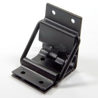 HS08-B Flight Case Small Lid Stay Hinge, 40x95mm, Black, Set of 2