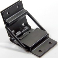 HS08-B Flight Case Small Lid Stay Hinge, 40x95mm, Black, Set of 2