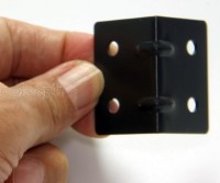 JM30-B Flight Case Small Corner Brace Protector, 30*40mm, Black, Set of 4