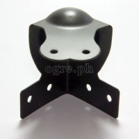 MB01-B Flight Case Large Combination Ball Corner / Brace, 6 Holes 70mm, Black, Set of 4