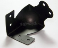 MB01-B Flight Case Large Combination Ball Corner / Brace, 6 Holes 70mm, Black, Set of 4