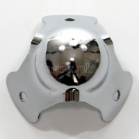 SC02 Flight Case Small Ball Corner, 3 Holes, 55*45mm, Chrome, Set of 4