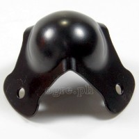 SC02-B Flight Case Small Ball Corner, 3 Holes, 55*45mm, Black, Set of 4