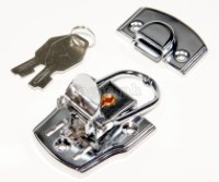 TL02-L Flight Case Medium Drawbolt Closure Latch, Key Lockable 75 x 45mm