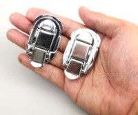 TL03 Flight Case Small Drawbolt Closure Latch, 58 x 34mm, Chrome, Set of 2