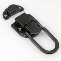 TL03-B Flight Case Small Drawbolt Closure Latch, 58 x 34mm, Black, Set of 2
