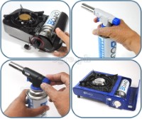 LG-250 Butane Gas 250g Nozzle Type CRV Cartridge 4-Pack