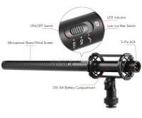 BY-PVM1000L Professional Condenser Shotgun Microphone