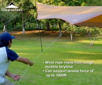 FS-4500 Reflective Tarp Tent Rope 4.5m x 4pcs