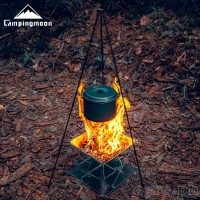 MS-105 Four-Sections Aluminum Alloy Outdoor Cooking Tripod