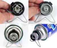 Z10 Butane Tank Nozzle Adapter with Safety Stand