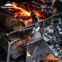 MT-2 Portable Stainless Steel Camping Grill / Stove / Fire Pit (34x35x26cm)