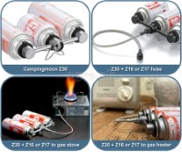 Z16-Z17 50cm-100cm  Braided Stainless Steel Butane Gas Extension Hose