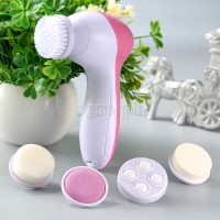 W-1306 5-in-1 Facial Cleansing Brush Set Battery-Powered