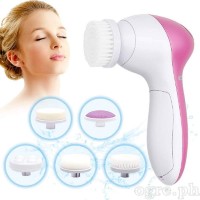 W-1306 5-in-1 Facial Cleansing Brush Set Battery-Powered