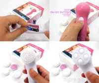 W-1306 5-in-1 Facial Cleansing Brush Set Battery-Powered
