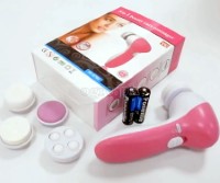 W-1306 5-in-1 Facial Cleansing Brush Set Battery-Powered