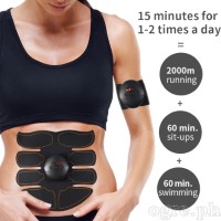 W-802 USB-Rechargeable Electrical Muscle Stimulator (EMS) Abdominal Massager