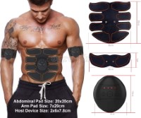 W-802 USB-Rechargeable Electrical Muscle Stimulator (EMS) Abdominal Massager