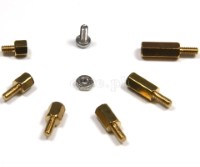 HW040-M2.5 PCB / Motherboard Brass M-F Standoff Spacer Kit ~ 180pcs M2.5 Mix