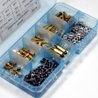 HW040-M3 PCB / Motherboard Brass M-F Standoff Spacer Kit ~ 180pcs M3 Mix